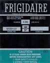 1966 - 1967 Air Conditioning Frigidaire Compressor Decal, Green 6550133