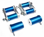 1968 - 1974 Nova Del-A-Lum Rear Leaf Spring Bushings and Shackle Kit