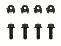 1968 - 1972 Nova Front Lower Shock Mounting Bolts and Clips Set
