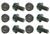 1964 - 1972 Rear End Cover Differential Bolt Set, Correct E Marking on Head, 12 Piece Kit
