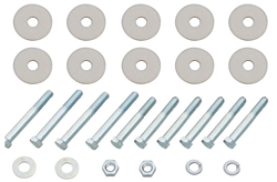 1968 - 1972 Chevelle Convertible Body Mount Bushing Hardware Set: Bolts, Nuts and Washers