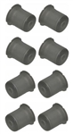 1966 - 1972 Chevelle Rear Axle Control Trailing Arm Bushing Set for Upper and Lower, 8 Piece Set