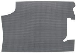 1967 Chevelle Trunk Mat, Original Style Vinyl / Rubber with Gray Houndstooth