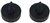 1964 - 1972 Chevelle Trunk Deck Lid Rubber Bumper Stoppers - Pair