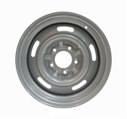 Chevy Rally Wheel, Correct Silver Painted 15 X 8, EACH