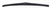 1968 - 1972 Chevelle or 1970 - 1974 Nova Custom BLACK FINISH 16" Windshield Wiper Blade for Pin Style Arms, Each