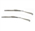 1964 - 1967 Chevelle Windshield Wiper Arms and Blades Kit, Stainless Finish