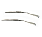1968 - 1972 Nova Windshield Wiper Arms and Blades Kit, Stainless Finish