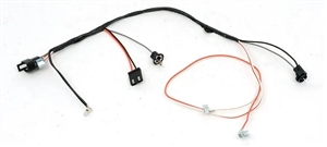1967 Chevelle Automatic Transmission Main Console Wiring Harness, Used With Console Extension Wire