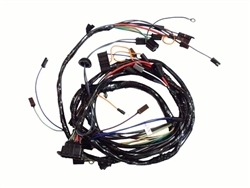 1971 Nova Front Headlight Wiring Harness, 6 Cylinder With Warning Lights