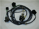 1968 Nova Rear Body Tail Light Wiring Harness, With Under Dash Courtesy Lights