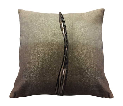 Prima Donna Leather Modern Pillow 20" x 20"