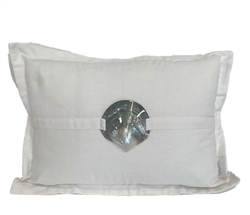 Tahiti Black Mother of Pearl Pillow - sixteen by twenty two  inch