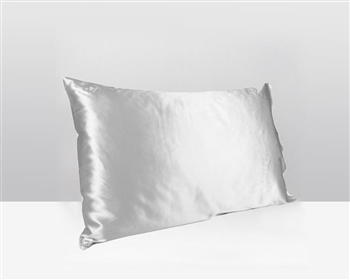 Silk Pillow Case Silver - available at MH2G Stores