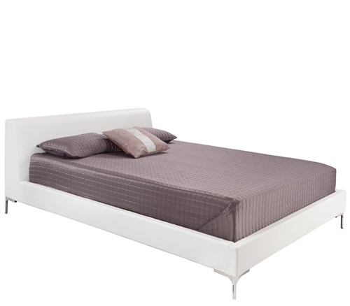 Angelo Modern Bed in White King- FINAL SALE - AS IS - NO RETURNS