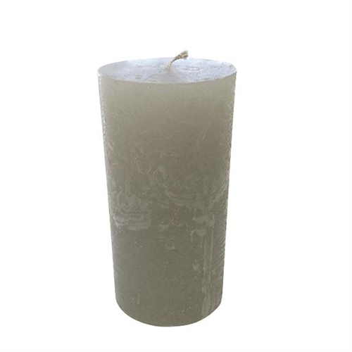 Rustique Pillar Modern Candle 3x4- Platinum - Discontinued
