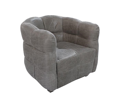Ivoire Modern Lounge Chair Light Grey