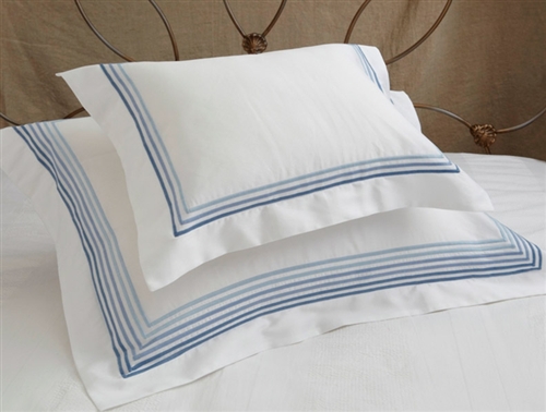 Horizon Duvet Set KIng- Sky Trim