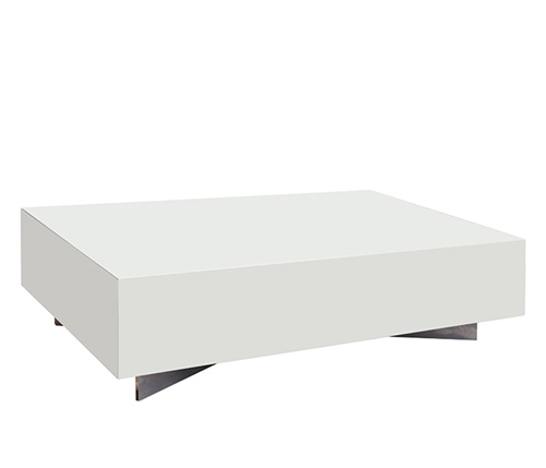 Beautiful and contemporary coffee table in grey lacquer.