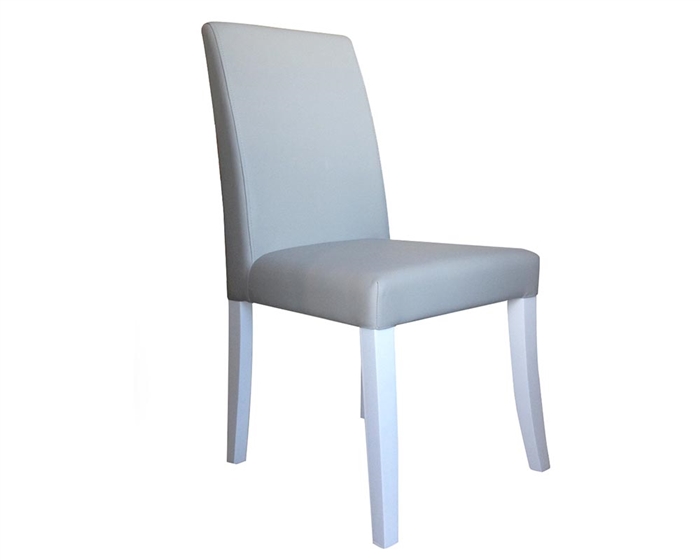 Canini Modern Dining Chair in Grey and White