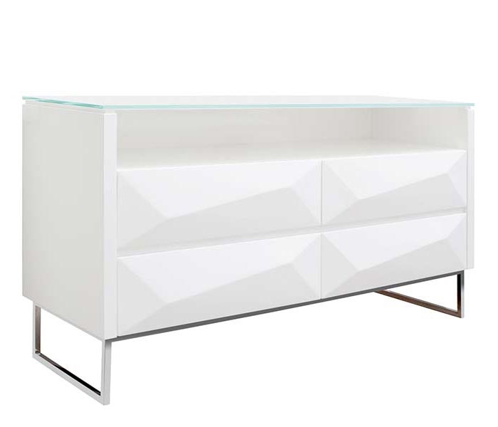 Chisea Modern Cabinet in White