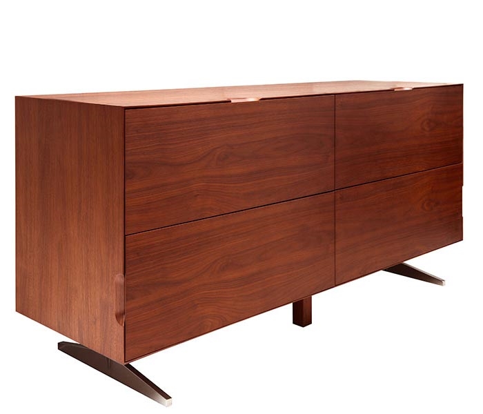 Avola Modern Cabinet in Walnut