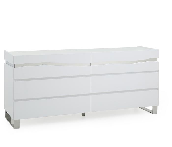 Lugano Modern Cabinet in White