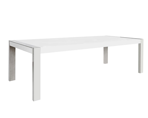 Lugo Modern Dining Table in White