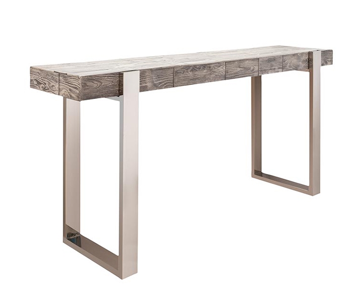 Log Modern Console Table