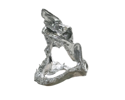 Modern Silver Shark Head accessory