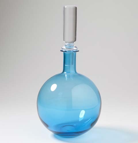 Lab Modern Decanter - Aquamarine 7"D x 13.5"H - Sold Out