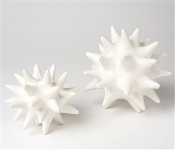 Urchin Matte White Modern Accessory - Large