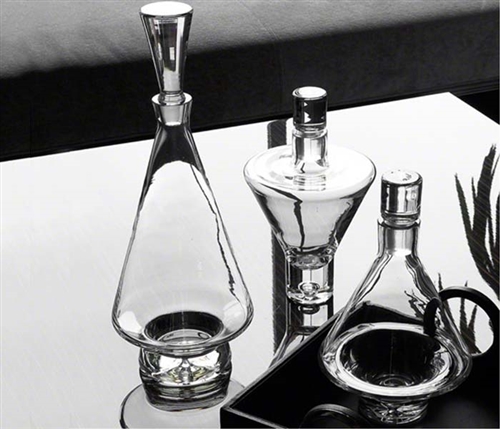 Modern Clear Decanters Tall Fat Bottom