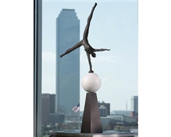 Modern Acrobat Man Sculpture
