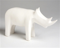 Rhino White Matte Modern Accessory