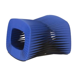 Seat Belt Ottoman BLUE