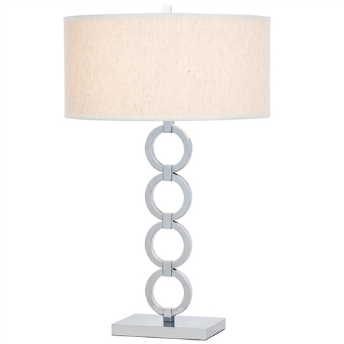 Phoebe Modern Table Lamp beige shade - Sold Out