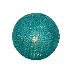 Sphere Mesh Table Lamps. Available in Clear, Turquoise or Olive