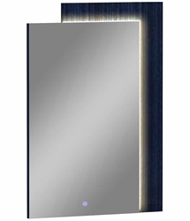 Riva Modern Sapphire Blue Mirror with LED light