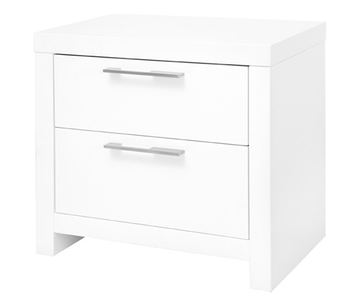 Vercelli Modern Side Table in White