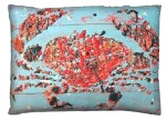 Blue Sea Crustaceans Outdoor Pillows