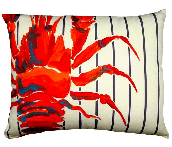 lobster Outdoor Pillows