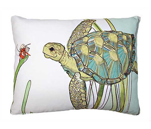 Tortoise Modern Pillow 19" x 24"