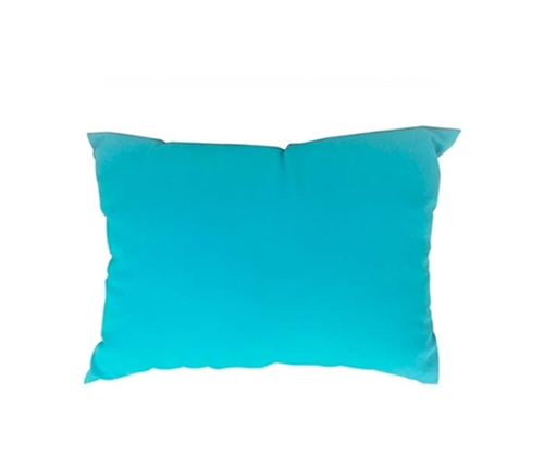 Mildew resistant pillow with pipping features removable and washable cover (do not machine dry).