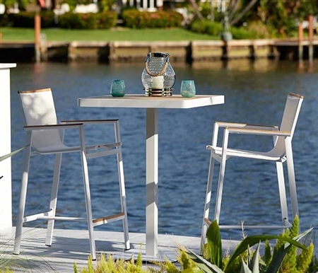 Modern Teak Patio Bar Collection at MH2G