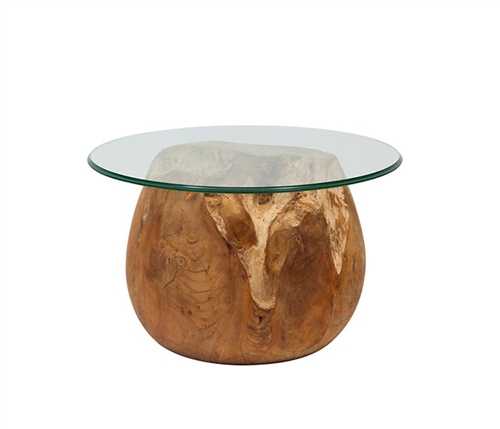 Root Ball Modern Lacquered  Side Table