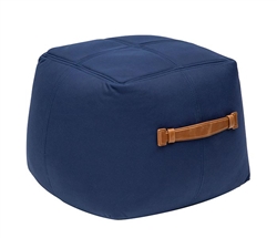 Modern Ottoman - Modern Fabric Ottoman Dark-Blue - Mh2g