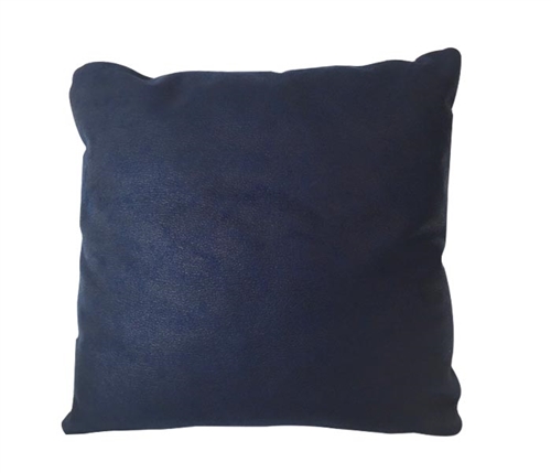 Suede Blue Modern Pillow 20" x 20"