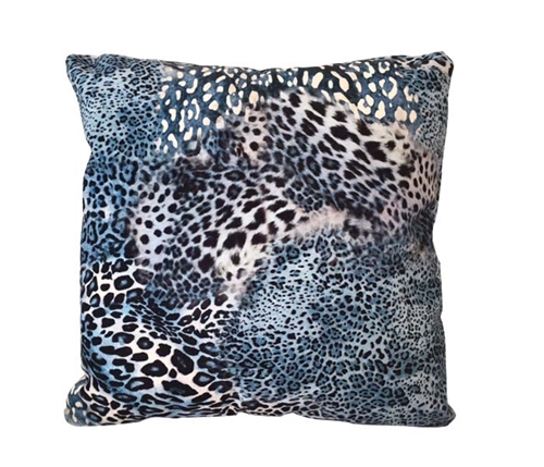 Pantera Blue Modern Pillow 20" x 20"