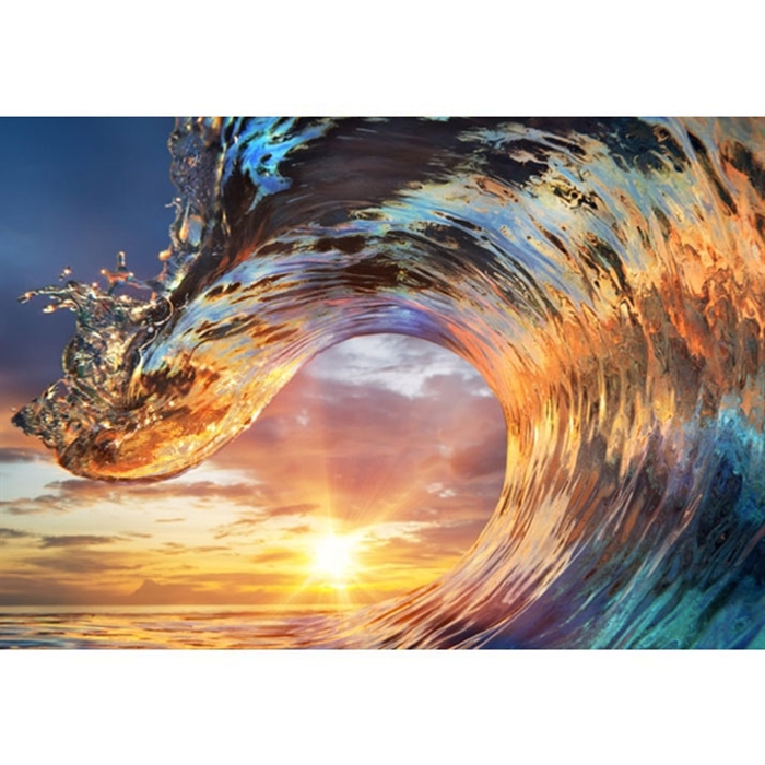 Sunshine Wave Modern Plexi Art